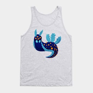 Cute Blue Alien Sea Slug Tank Top